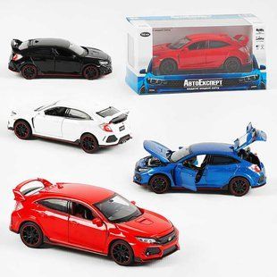 Машина металлопластик LF - 85358 (72) "Авто Експерт", 4 цвета, 1:32, свет, звук, инерция, открываются двери, багажник, капот, в коробке 91079 фото