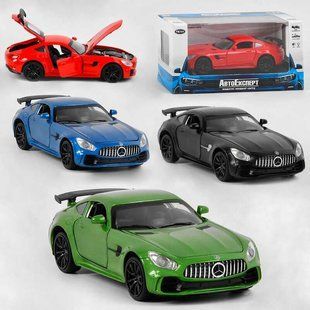 Машина металлопластик LF-83479 (72/2) "Авто Експерт", 4 цвета, 1:32, свет, звук, инерция, открываются двери, багажник, капот, в коробке 91073 фото